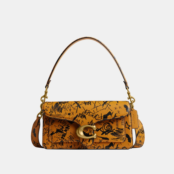 Tabby Shoulder Bag 26 With Graffiti Print
