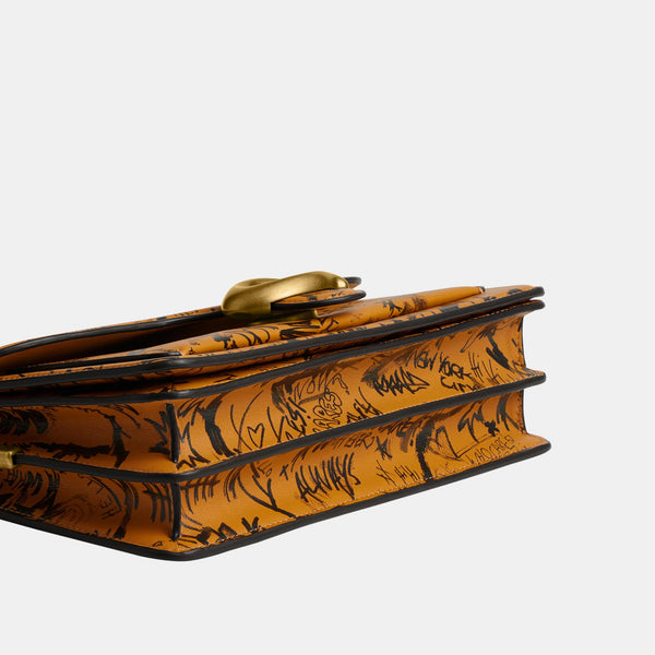 Tabby Shoulder Bag 26 With Graffiti Print