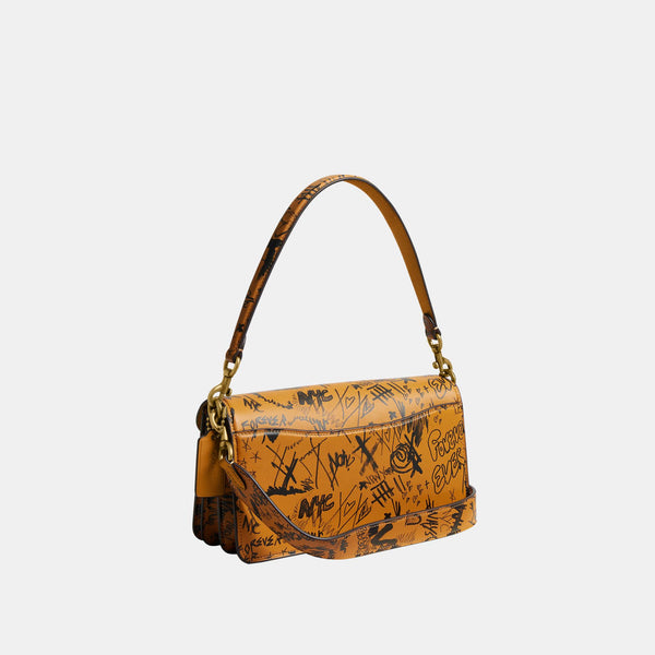 Tabby Shoulder Bag 26 With Graffiti Print