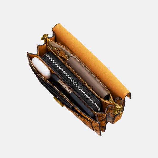 Tabby Shoulder Bag 26 With Graffiti Print