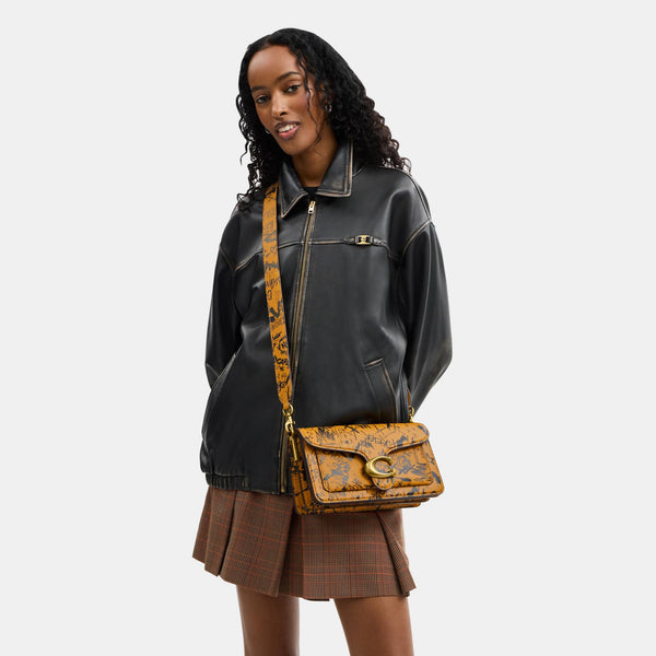 Tabby Shoulder Bag 26 With Graffiti Print