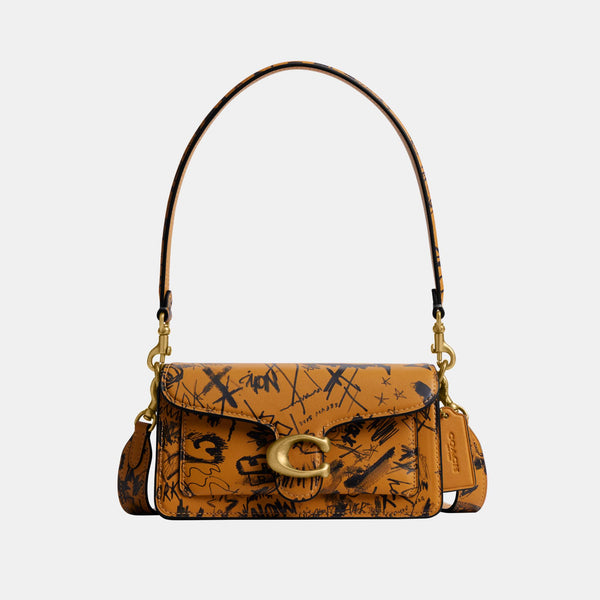 Tabby Shoulder Bag 20 With Graffiti Print
