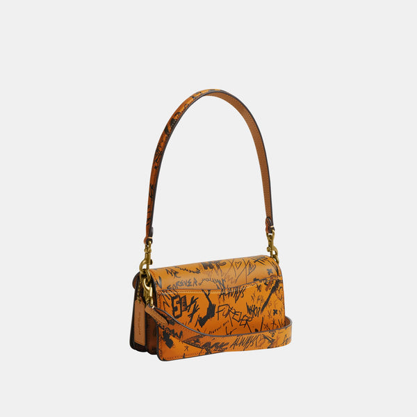 Tabby Shoulder Bag 20 With Graffiti Print
