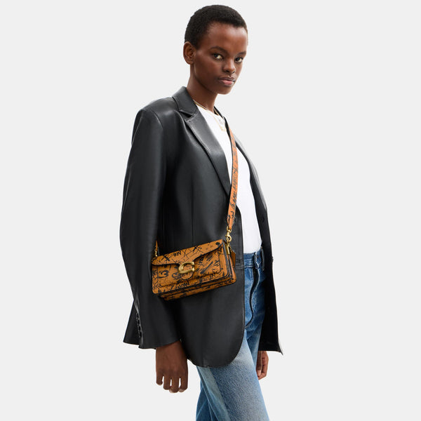 Tabby Shoulder Bag 20 With Graffiti Print
