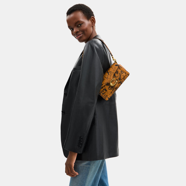 Tabby Shoulder Bag 20 With Graffiti Print