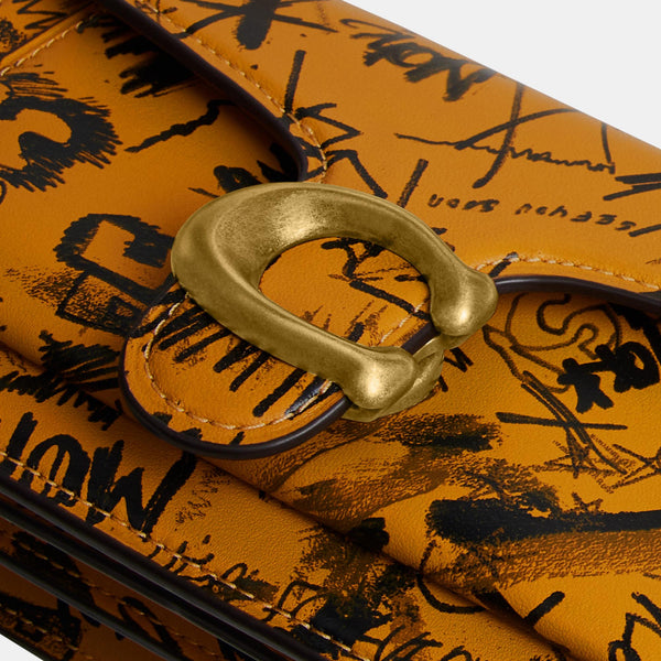 Tabby Shoulder Bag 20 With Graffiti Print