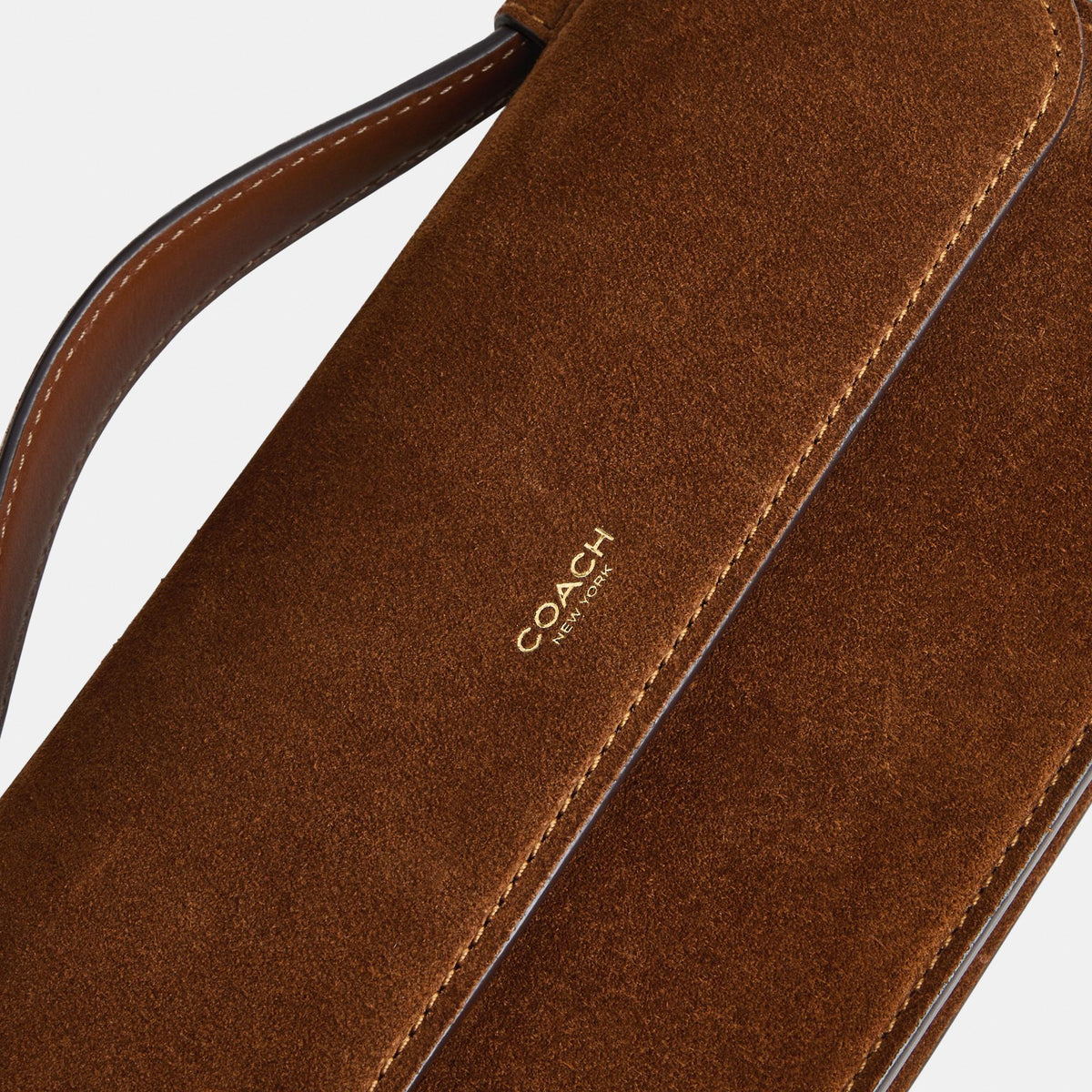 CCY31-Elora Top Handle Crossbody Bag-B4/Warm Brown