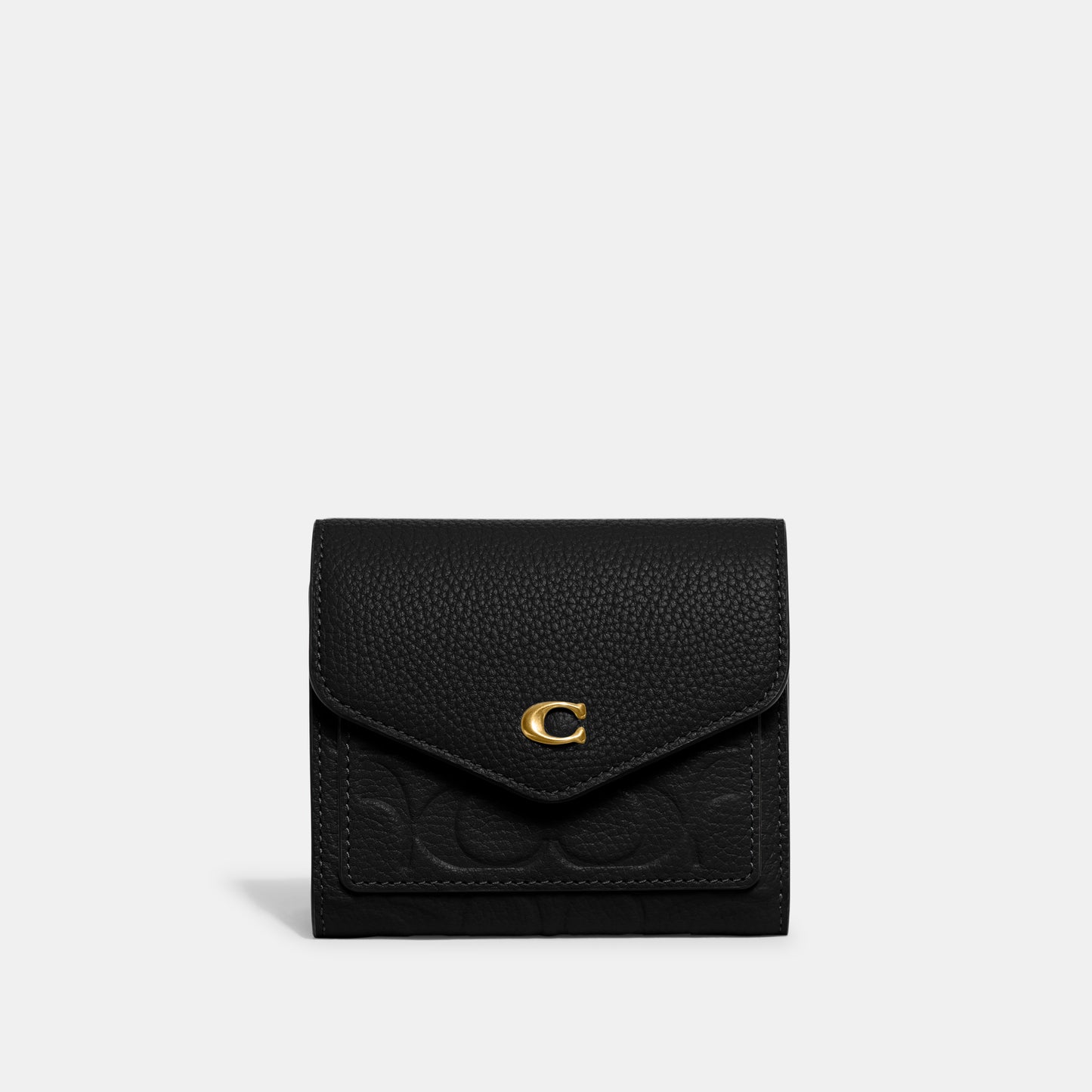 CD786-Wyn Small Wallet In Signature Leather-B4/Black