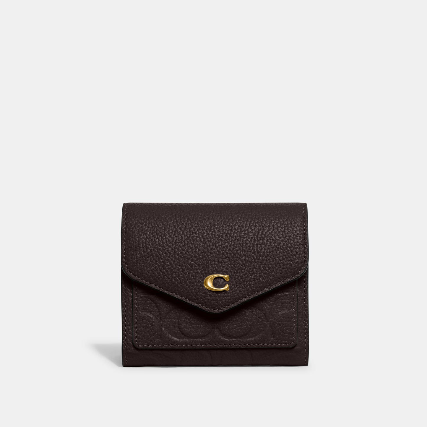CD786-Wyn Small Wallet In Signature Leather-B4/Oxblood