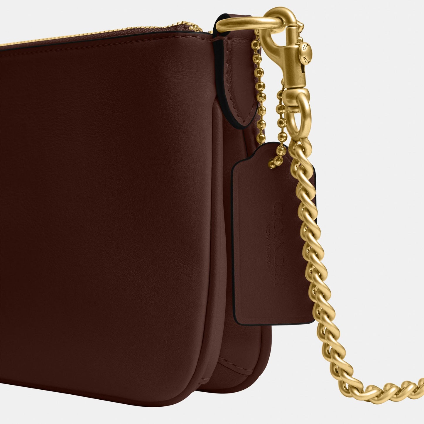 CDY89-Refined Calf Leather Audrey Crossbody Bag-B4/Maple
