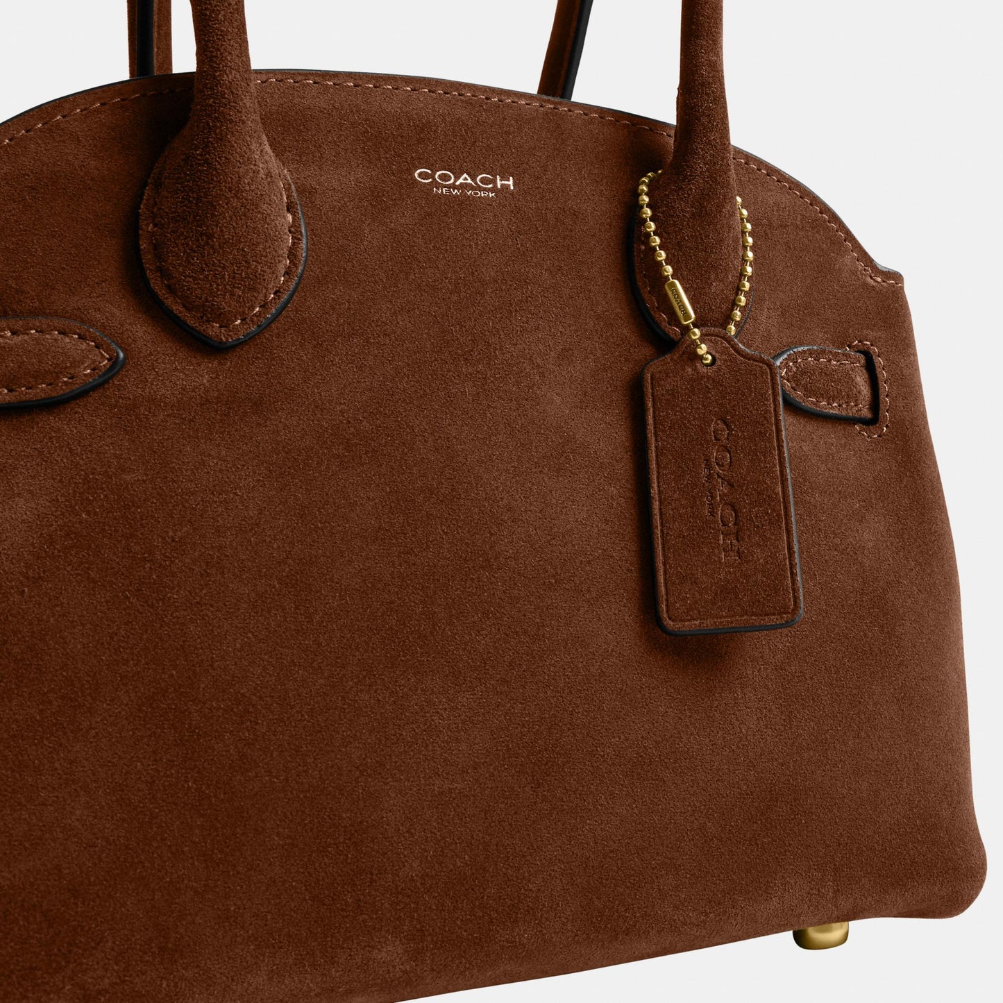 CDZ46-Suede Soft Empire Carryall 21-B4/Warm Brown