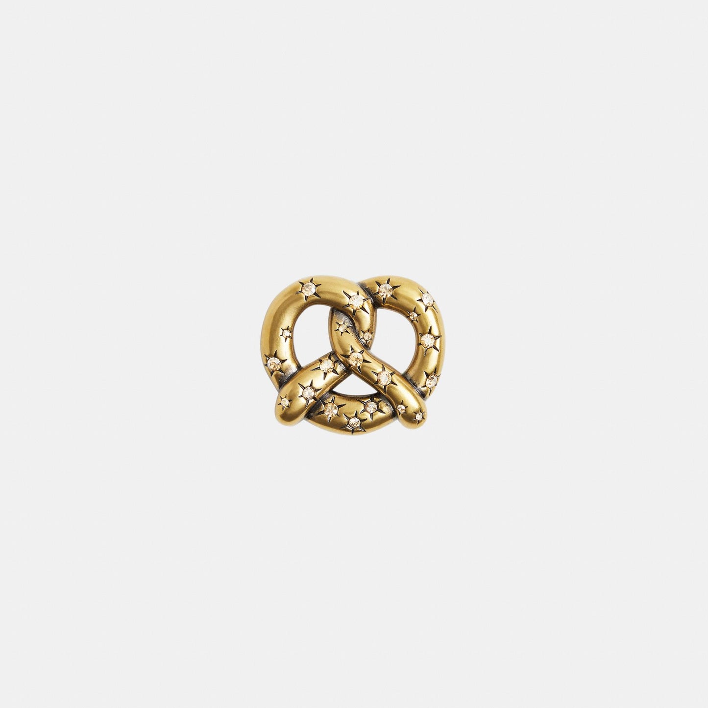 CEE05-Nyc Pretzel Souvenir Pin-Brass