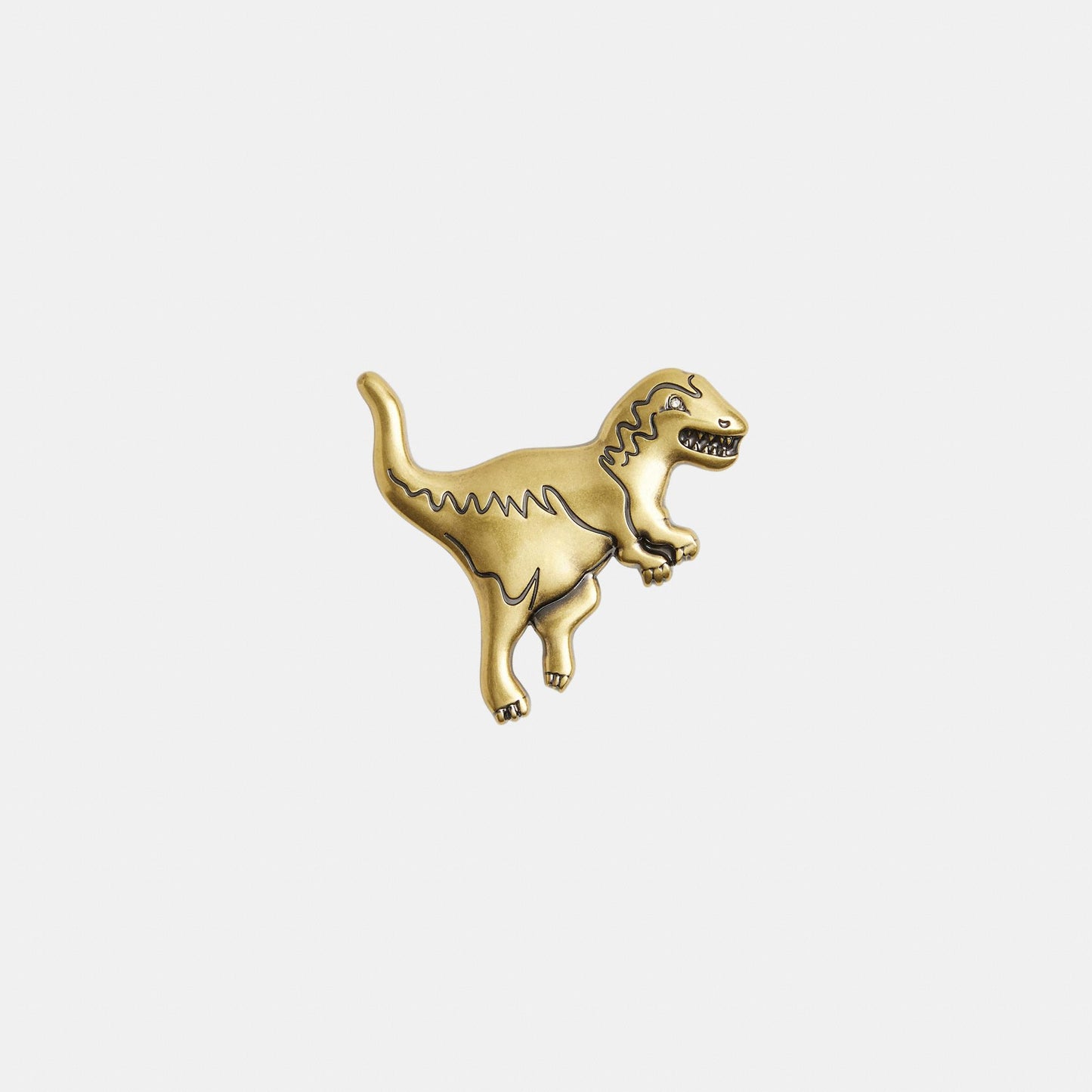 CEE06-Rexy Souvenir Pin-Brass