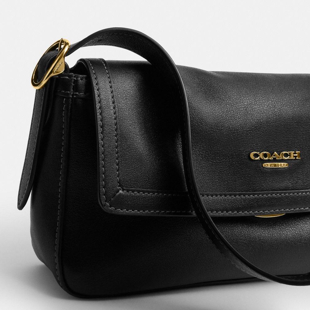 CFK02-Etta Small Flap Shoulder Bag-Im/Black