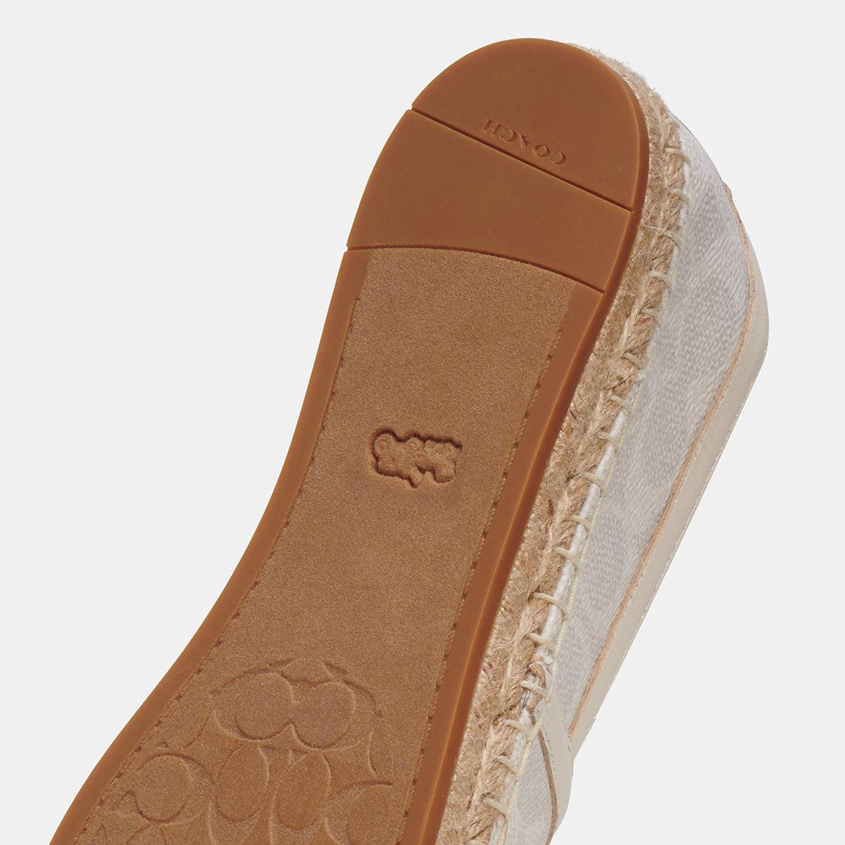 CG700-Collins Espadrille In Signature Canvas-Chalk