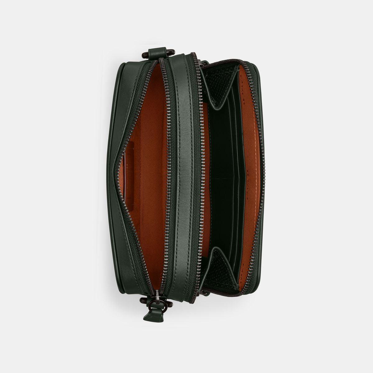 CM370-Charter Crossbody With Hybrid Pouch-Amazon Green