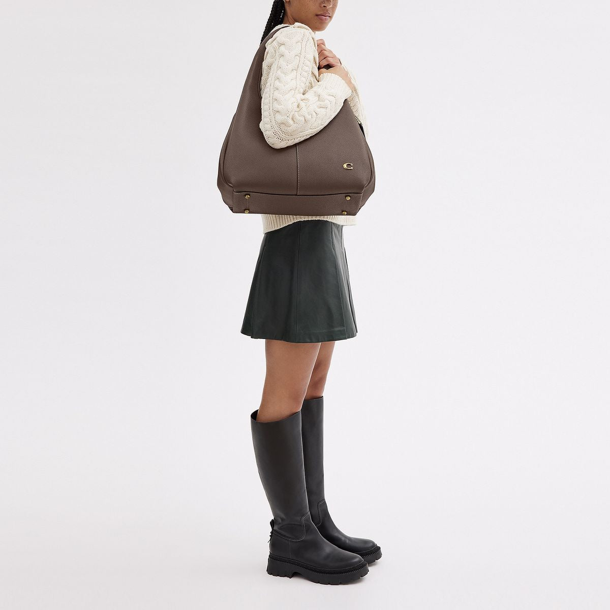 CM544-Lana Shoulder Bag-B4/Dark Stone