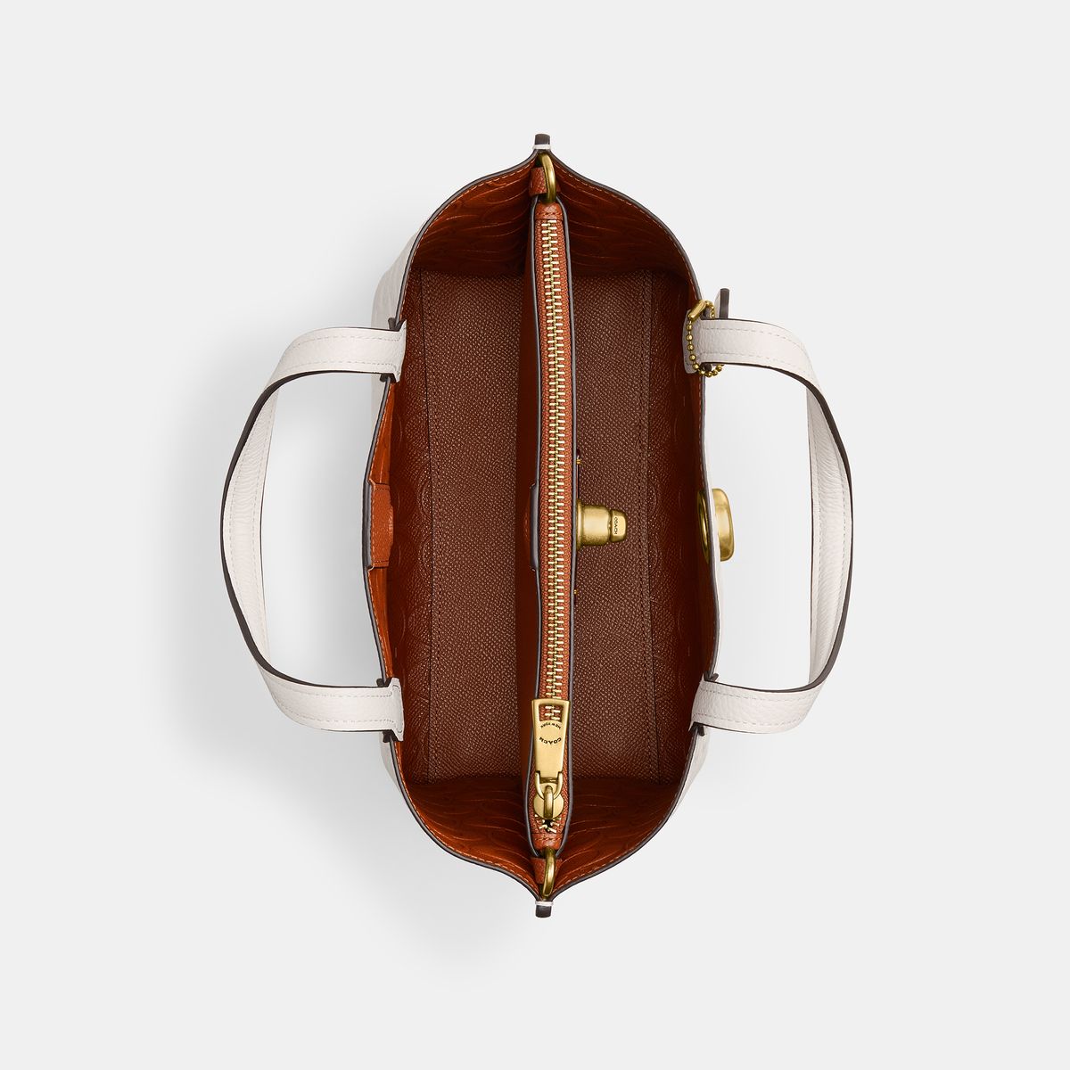 CN056-Willow Tote 24 In Signature Leather-B4/Chalk