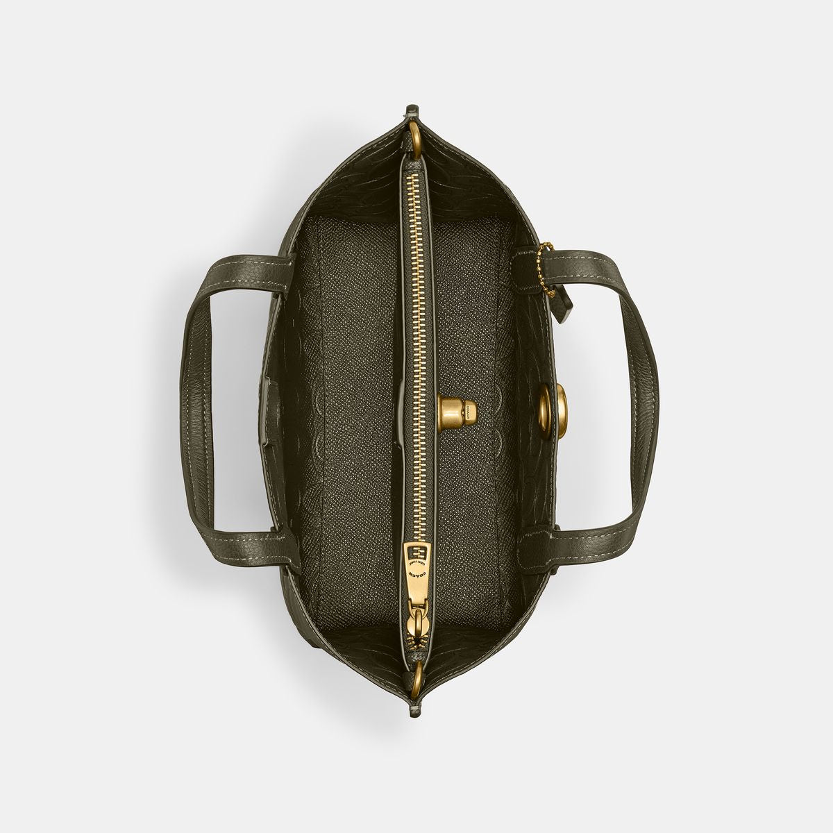 CN056-Willow Tote 24 In Signature Leather-B4/Amazon Green