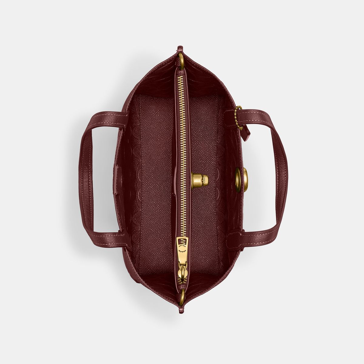 CN056-Willow Tote 24 In Signature Leather-B4/Wine
