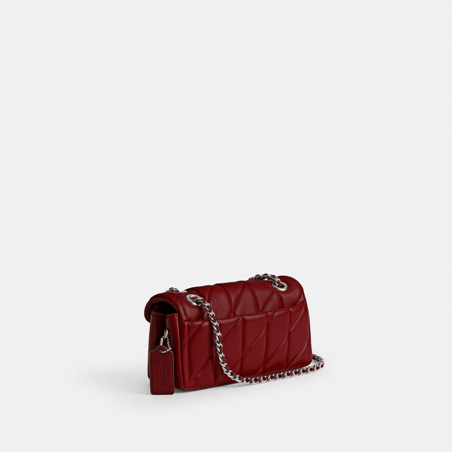 CP149-Tabby Shoulder Bag 20 With Pillow Quilting-Lh/Dark Ruby