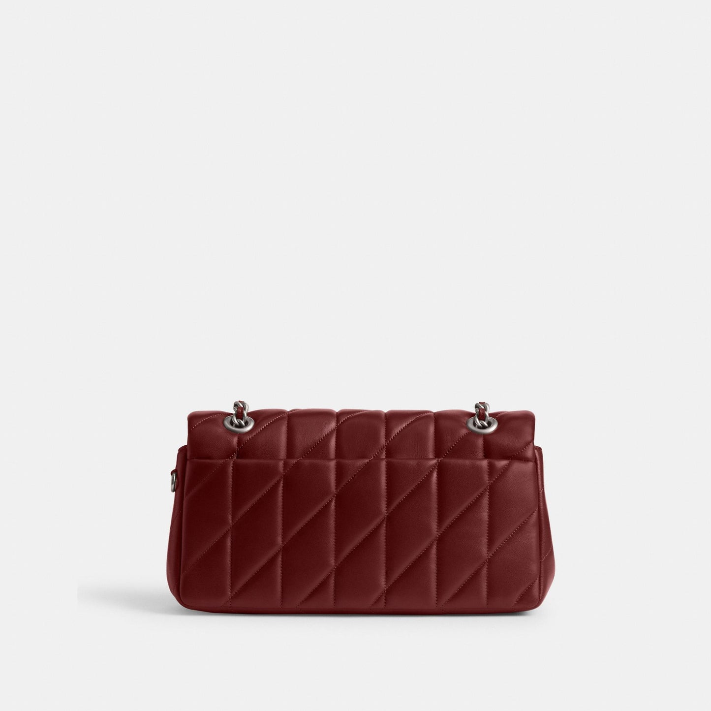 CP150-Tabby Shoulder Bag 26 With Quilting-Lh/Dark Ruby