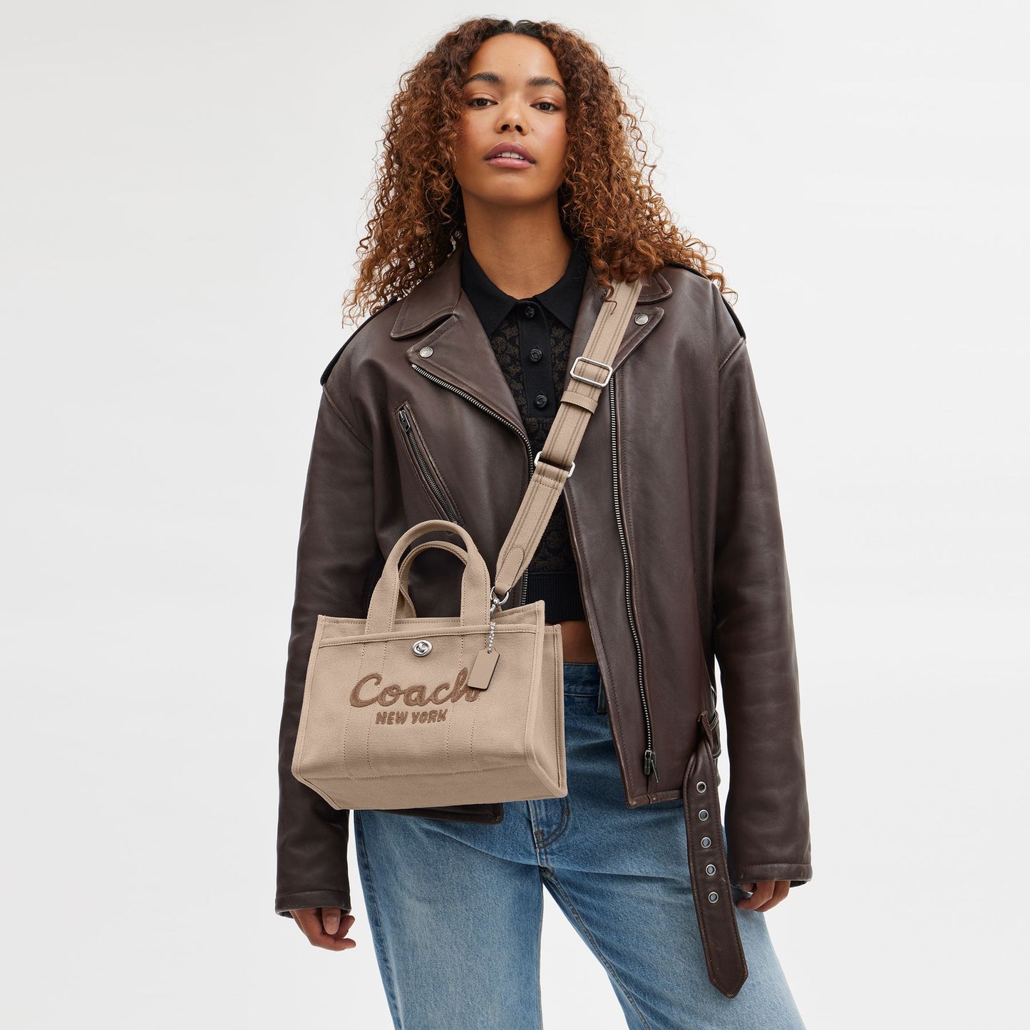 cp164-Cargo Tote 26-Lh/Dark Natural