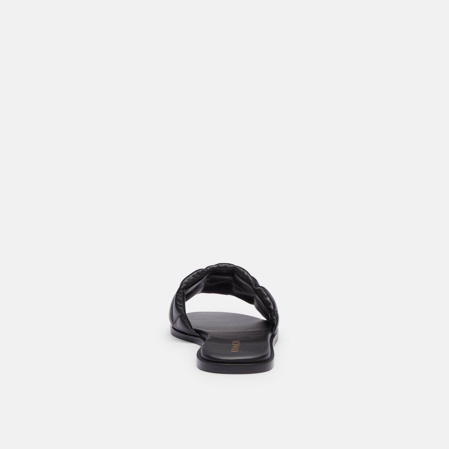 CR047-Holly Sandal With Quilting-Black