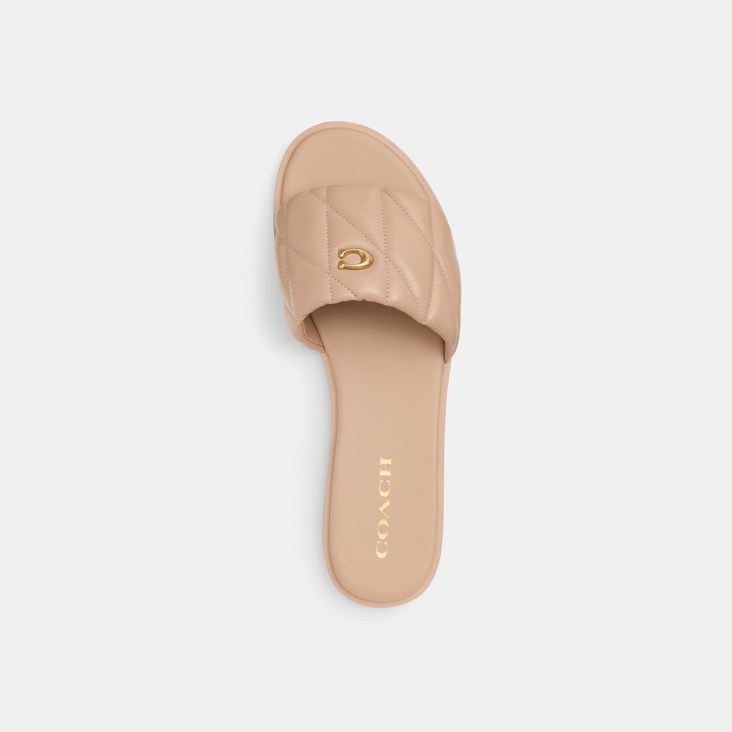 CR047-Holly Sandal With Quilting-Buff