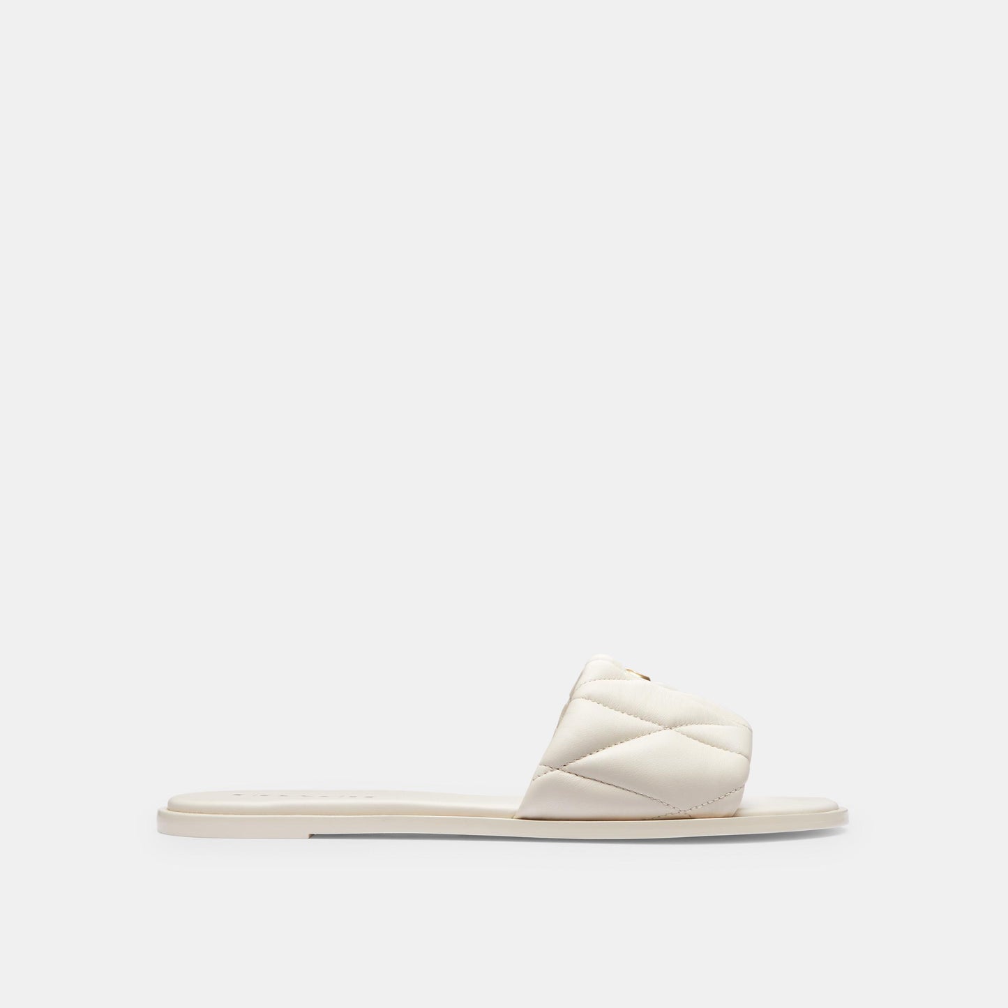 CR047-Holly Sandal With Quilting-Chalk