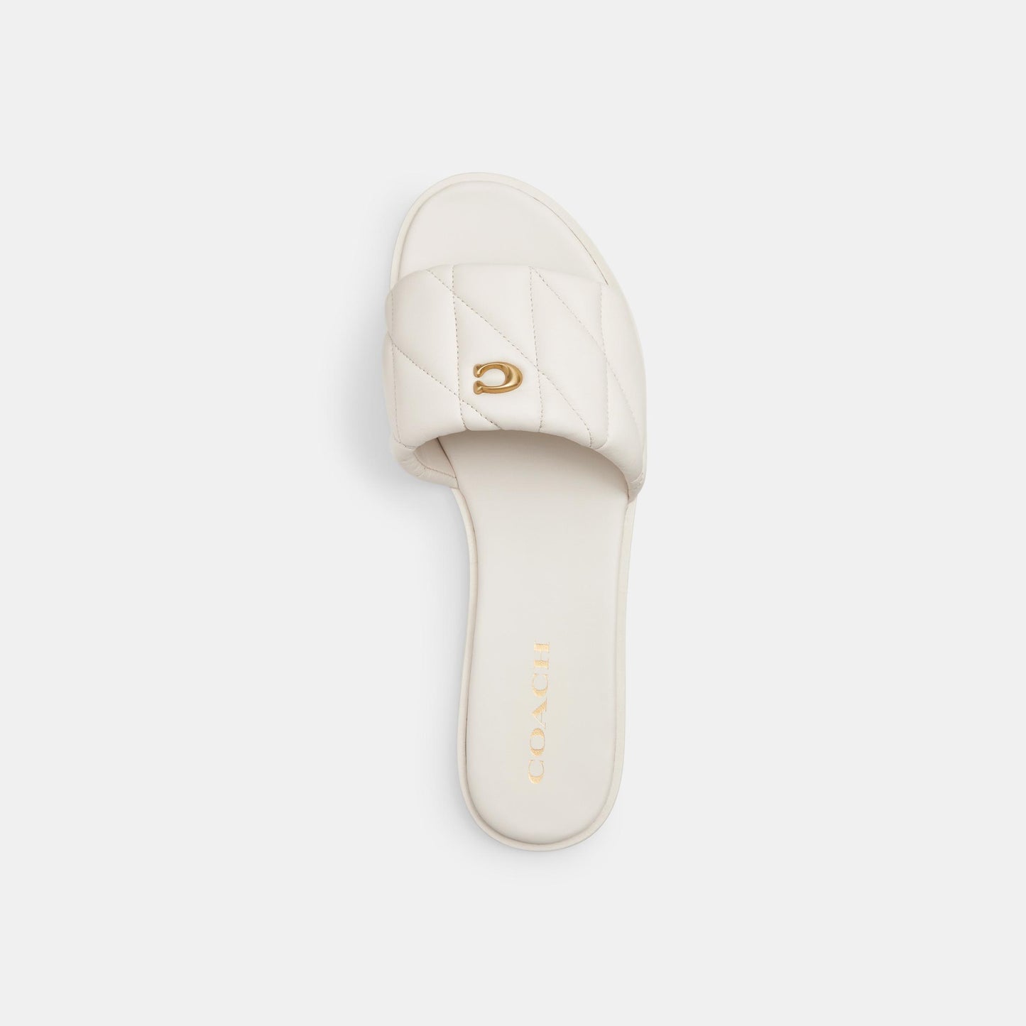 CR047-Holly Sandal With Quilting-Chalk
