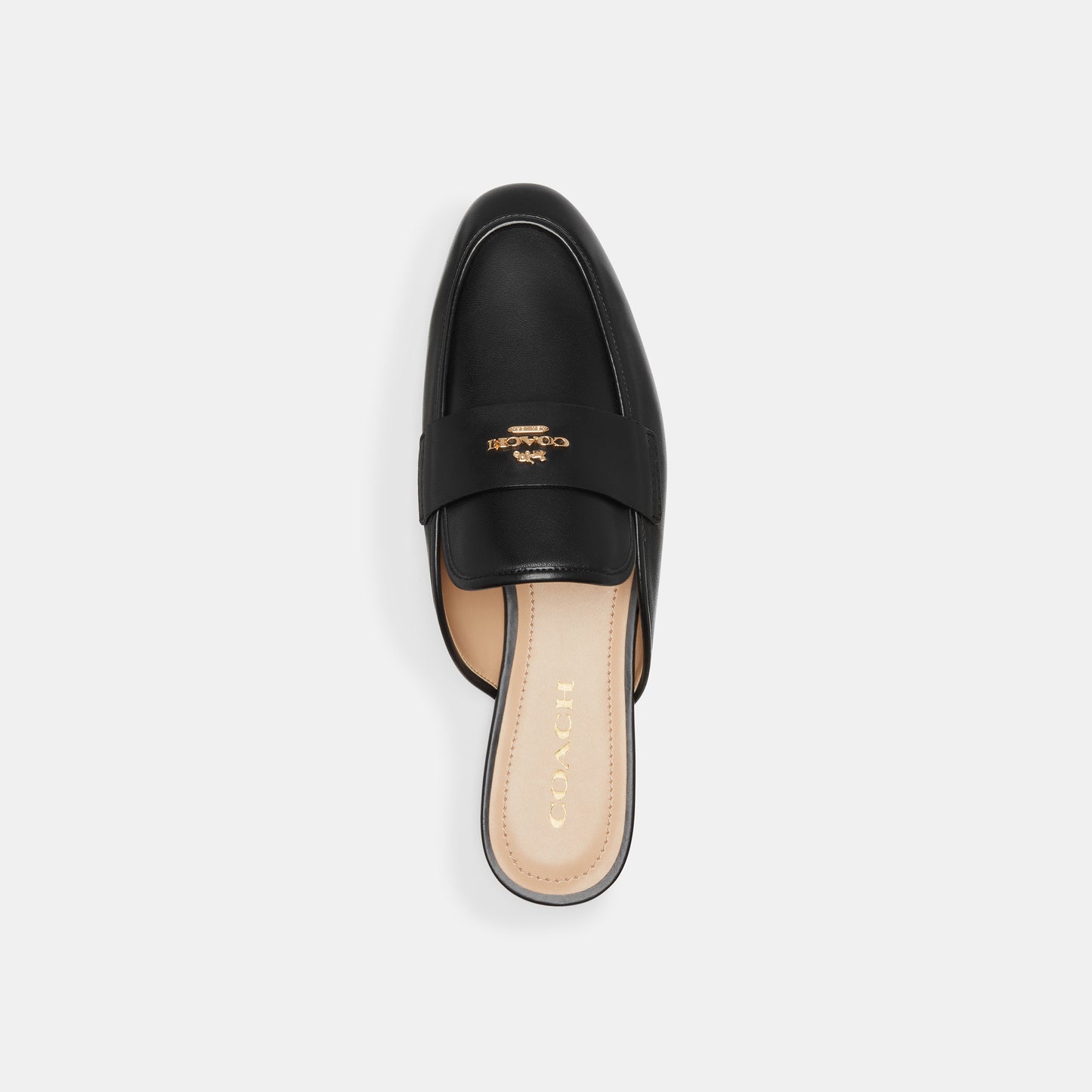 CR868-Samie Leather Slide-Black