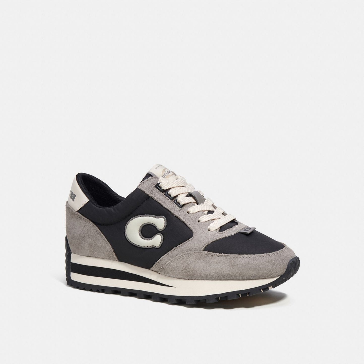 cr965-Runner Sneaker-Black/Chalk