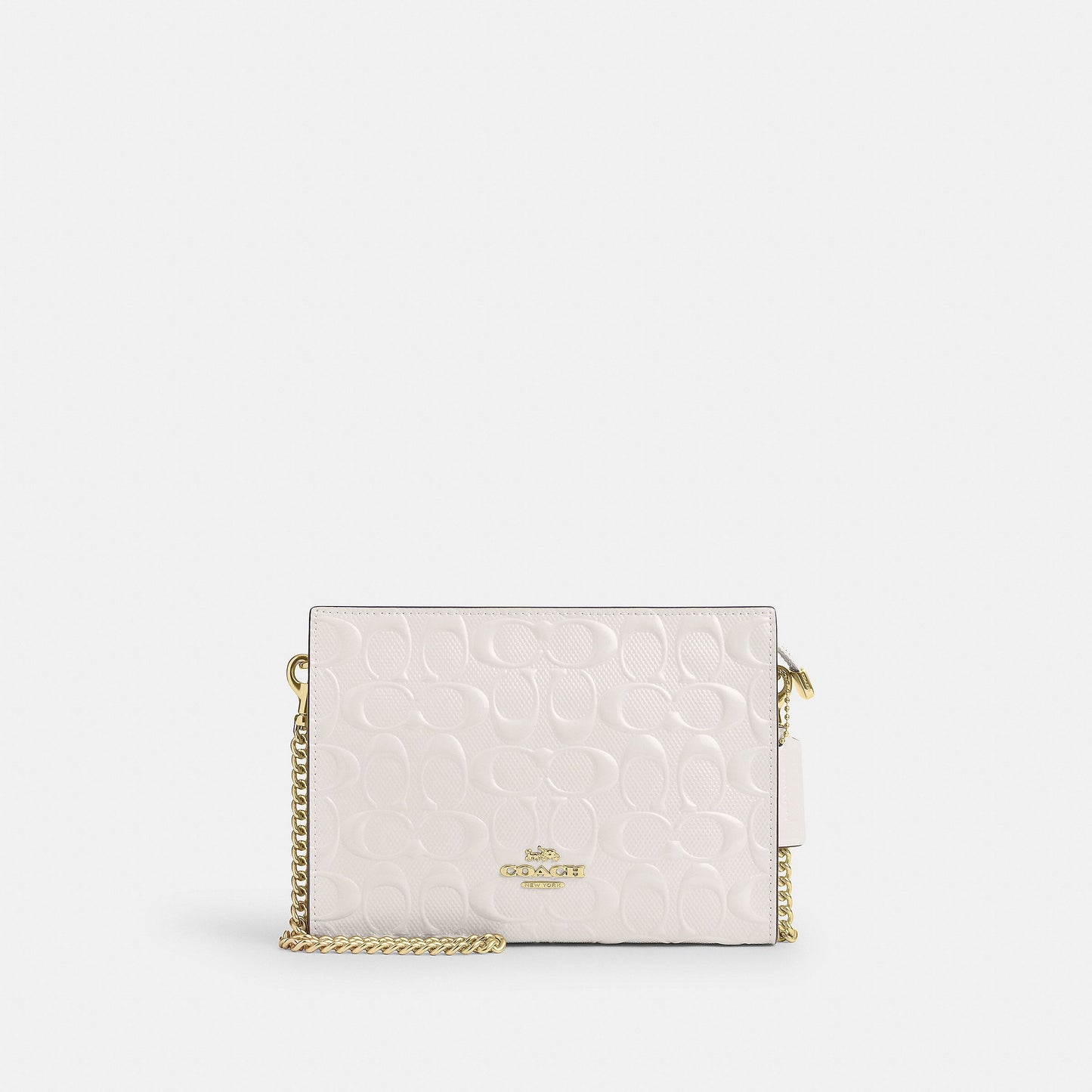 CT869-Slim Crossbody In Signature Leather-Im/Chalk