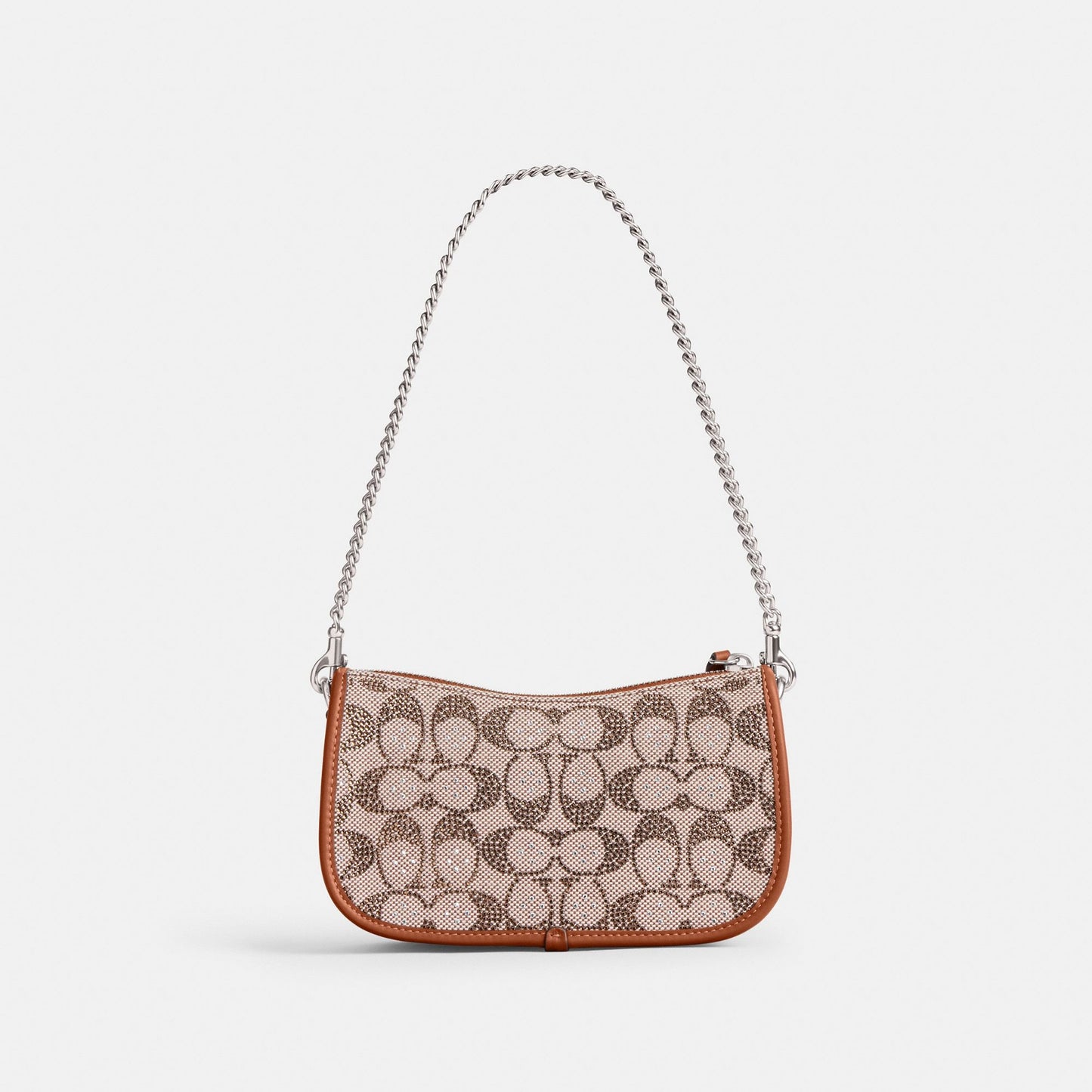 CW568-Swinger 20 In Crystal Signature Jacquard-Lh/Burnished Amber