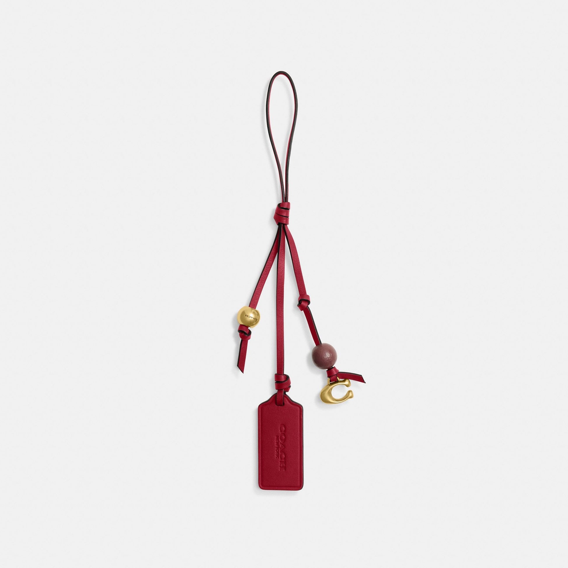 CX163-Heritage Bag Charm-B4/Ruby