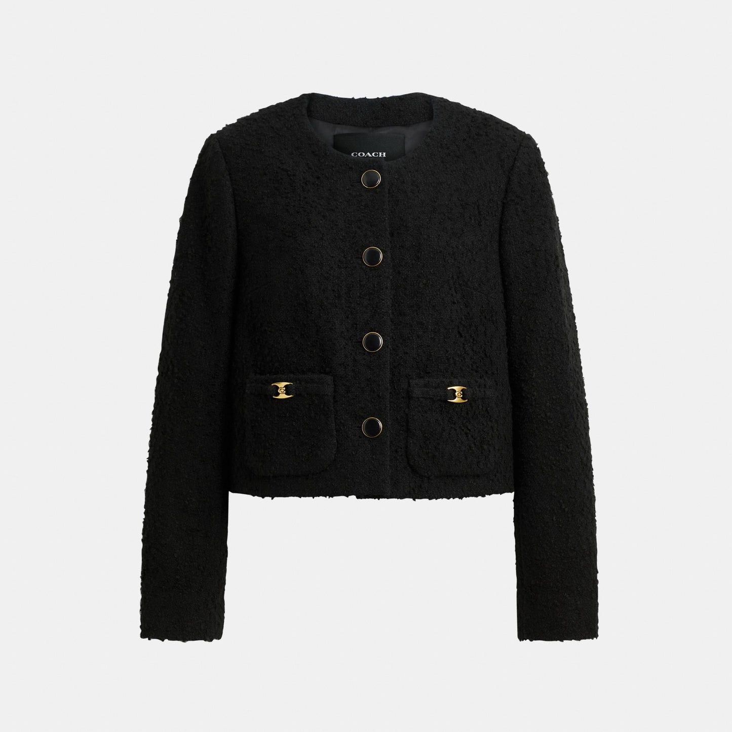 CZ726-Heritage C Boucle Jacket-Black