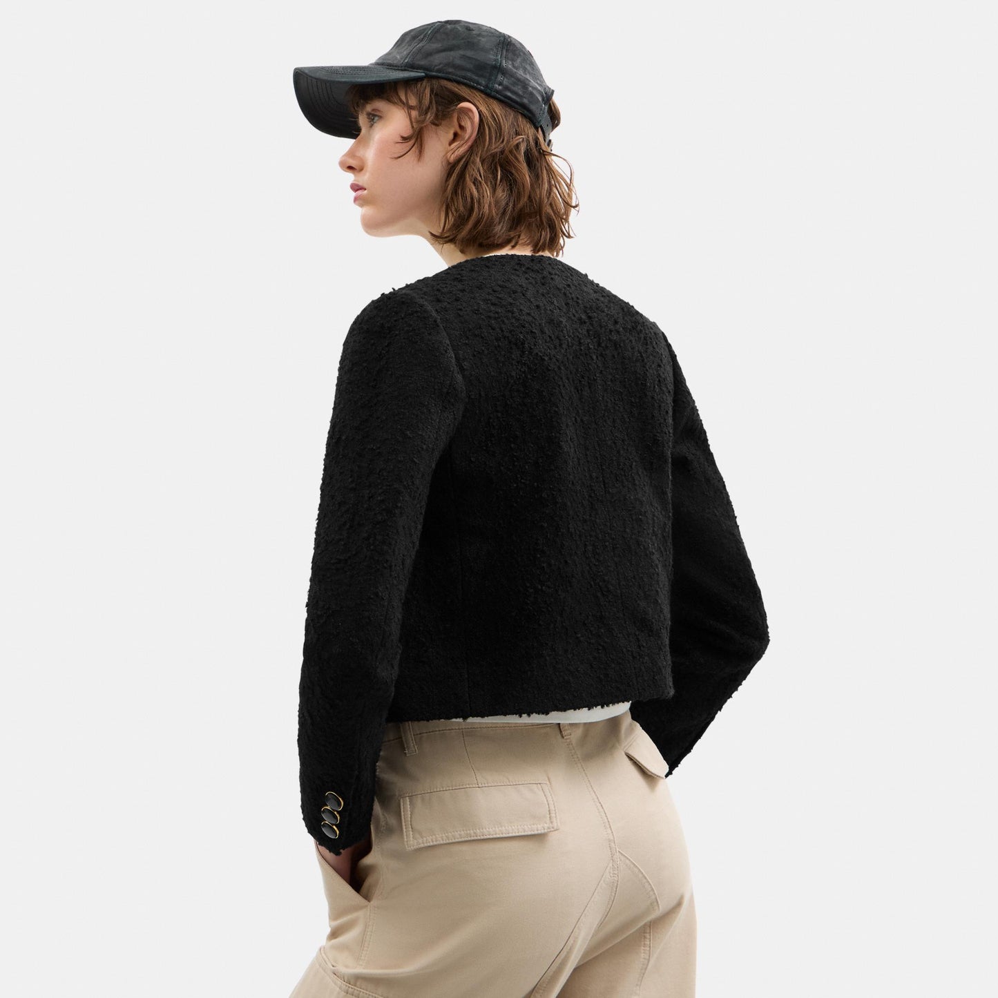 CZ726-Heritage C Boucle Jacket-Black
