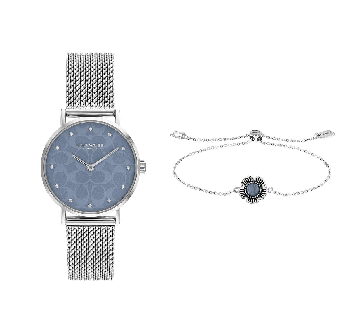 14000082-Perry Women Watch Gift Set-Blue