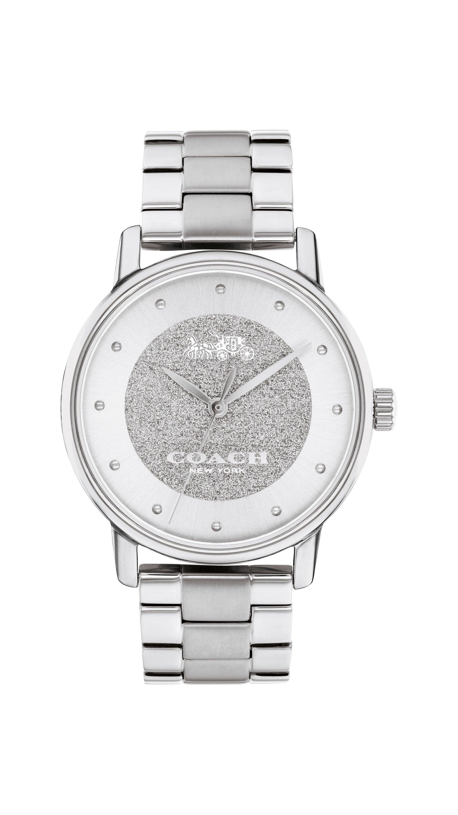 Coach white watch on sale women's