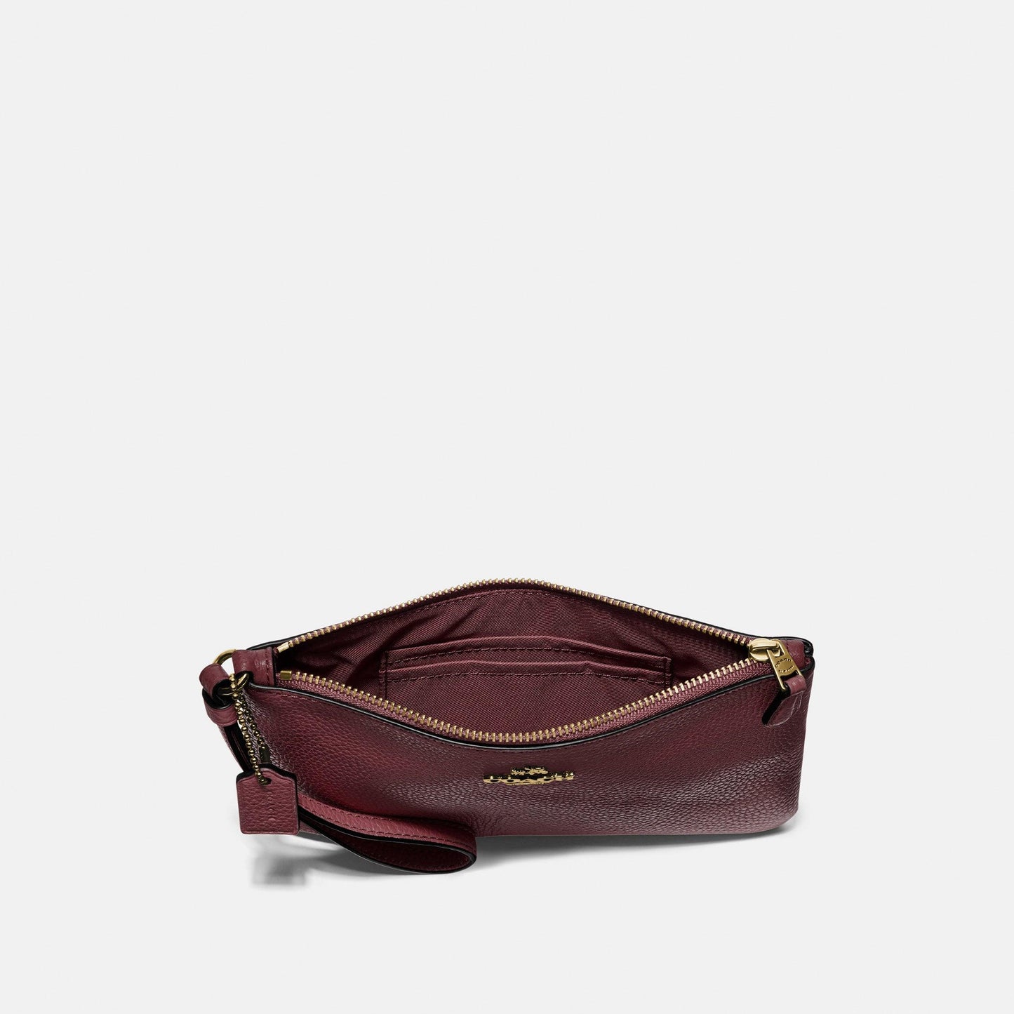 Polished Pebble Small Wristlet - COACH Saudi Arabia Official Site