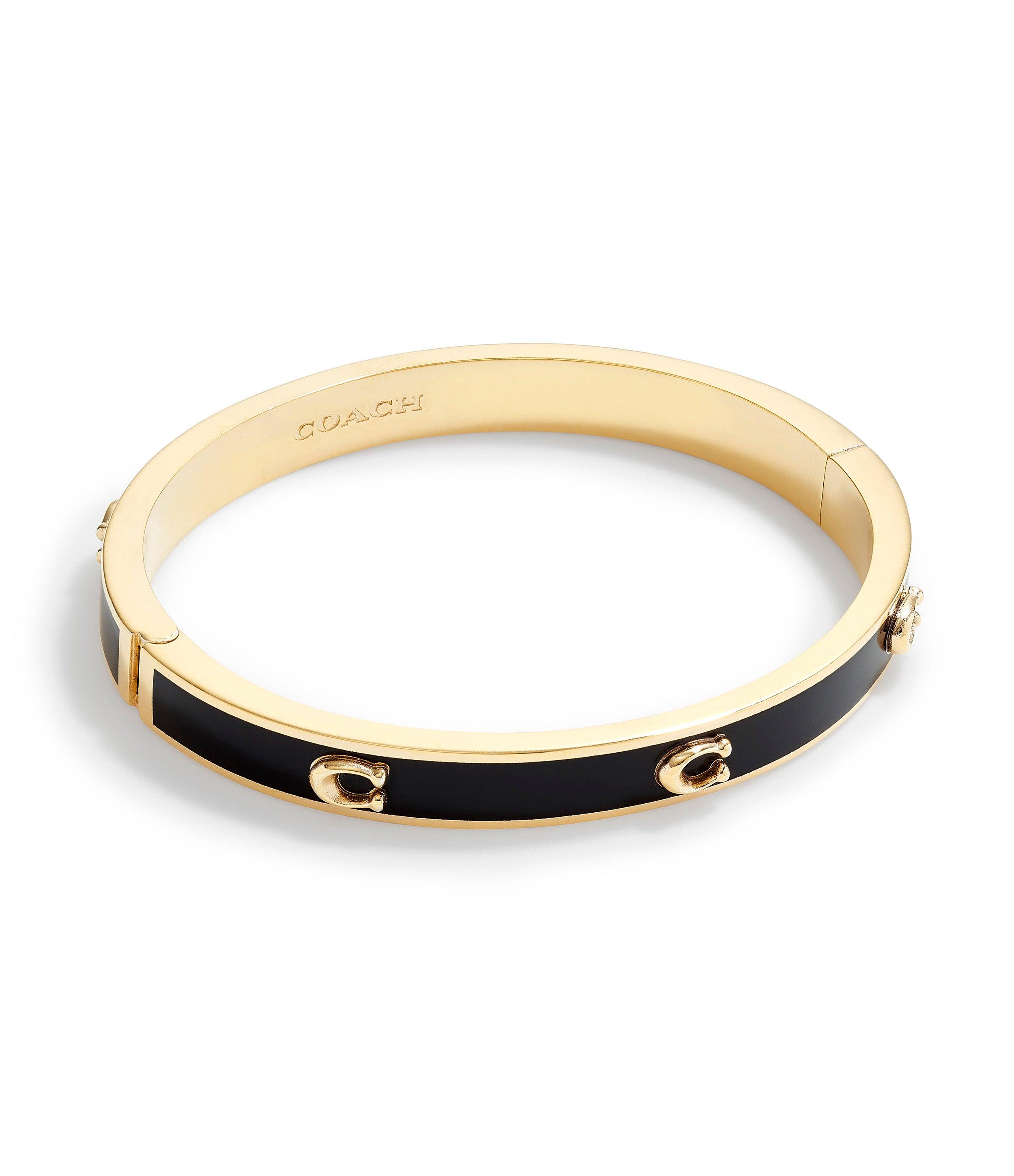 Signature Enamel Bangle Bracelet