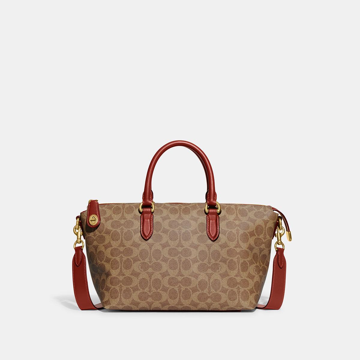 Cara Satchel In Signature Canvas - COACH Saudi Arabia Official Site