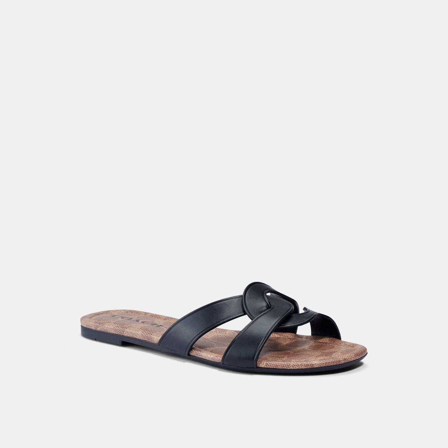 C2310-Essie Leather Sandal-Black