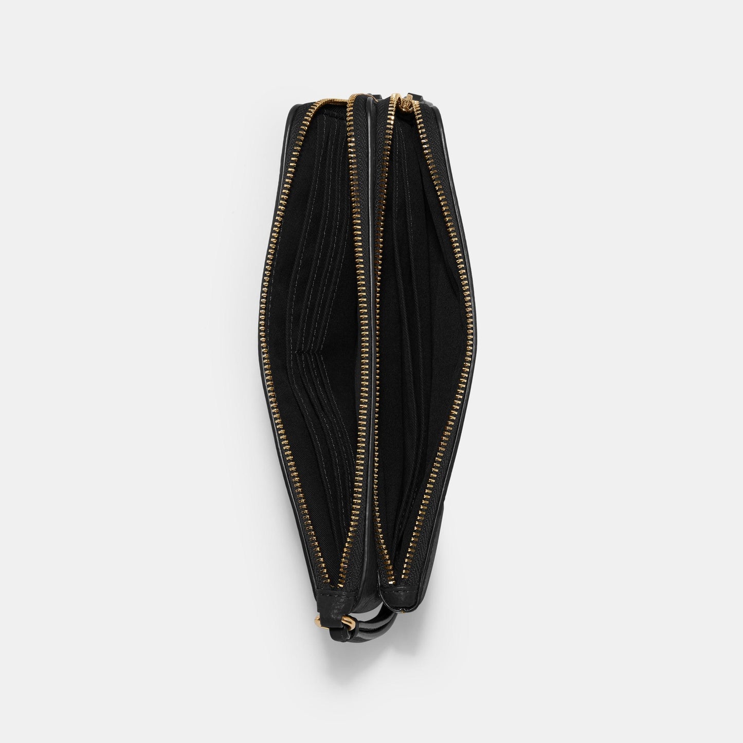Double Zip Wallet In Signature Canvas - COACH Saudi Arabia Official Site