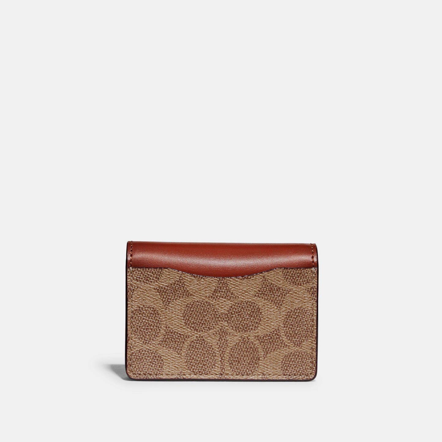 Half Flap Card Case In Colorblock Signature Canvas - COACH Saudi Arabia Official Site