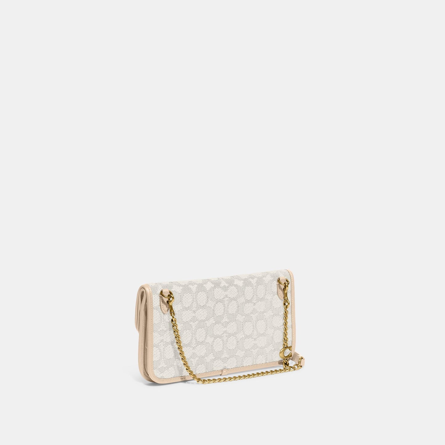 Foldover Cut Out Clutch Crossbody In Signature Jacquard - COACH Saudi Arabia Official Site