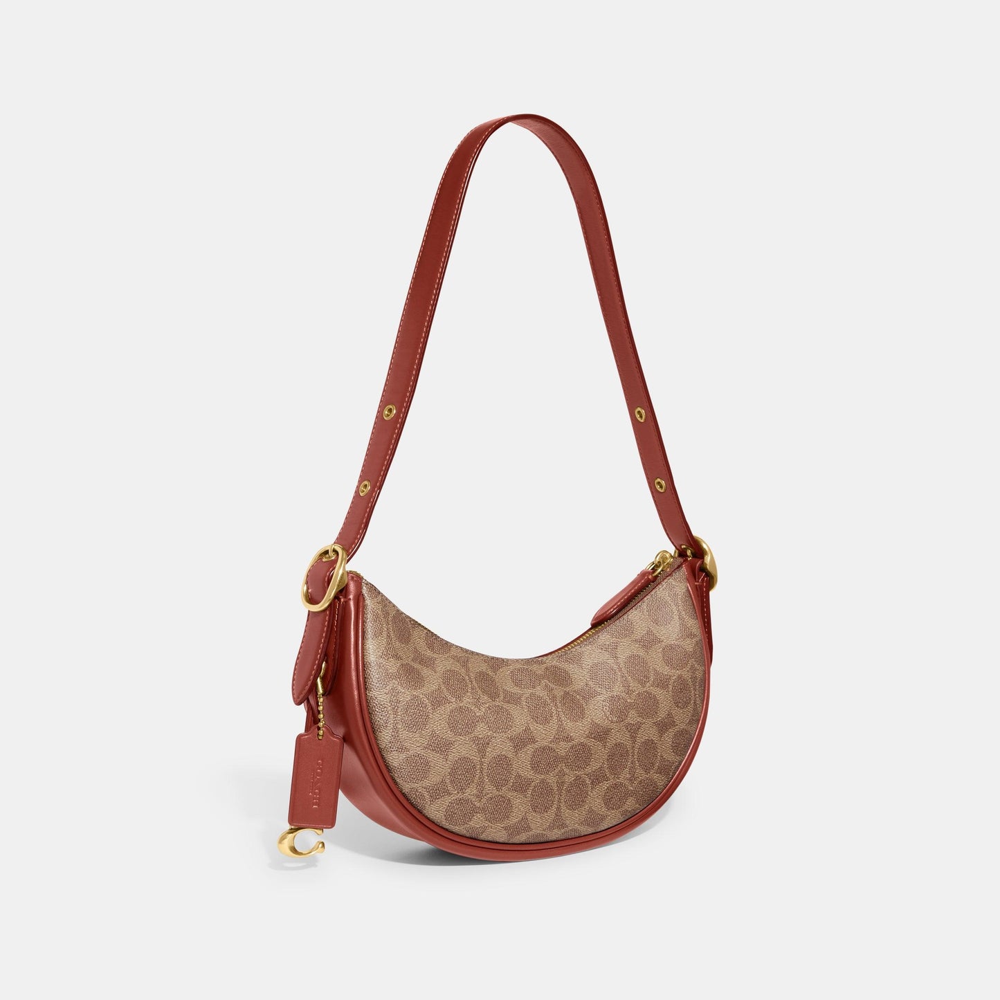 Luna Shoulder Bag In Signature Canvas - COACH Saudi Arabia Official Site