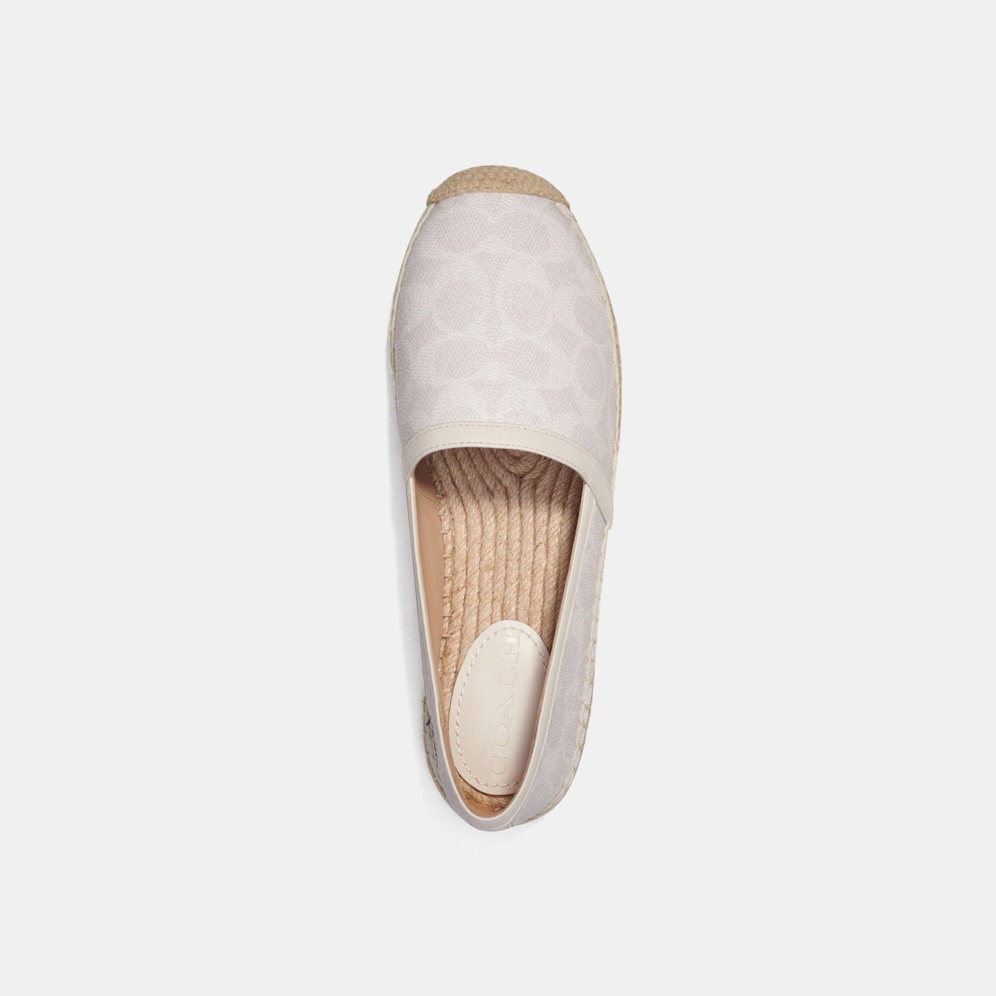 CG700-Collins Espadrille In Signature Canvas-Chalk