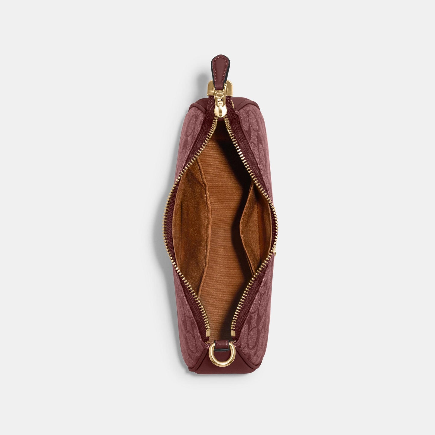 CH139-Teri Shoulder Bag In Signature Chambray-Im/Wine Multi